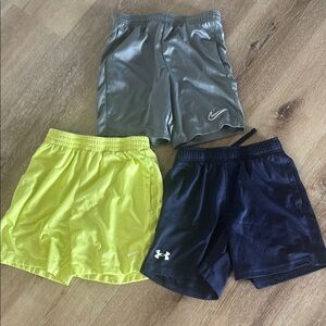Nike and Under Armor shorts bundle - Youth Medium